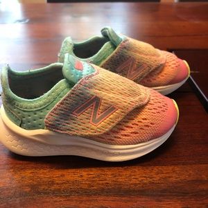 Infant New Balance Fresh Foam - rainbow colored
